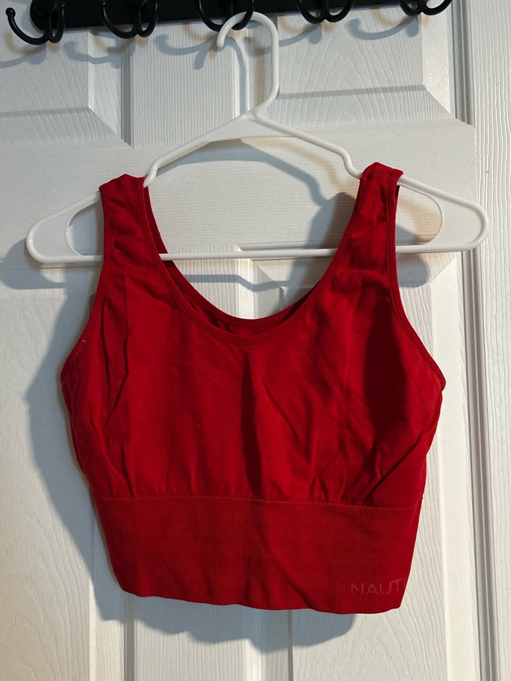 Red Nautica Sports Bra - Unpadded